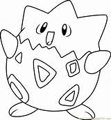 Togepi Pokemon Coloring Pages Pokémon Color Kids Coloringpages101 Getcolorings Printable Getdrawings sketch template