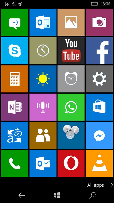windows mobile home screen icons microsoft community
