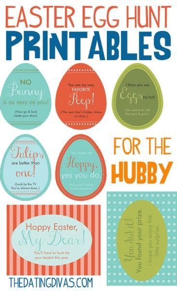 free easter egg hunt printables for your sweetie from the