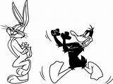 Daffy Tunes Looney Coloring Cartoon Show Wecoloringpage sketch template