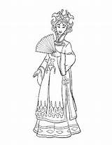 Coloring Princess Pages Russian Princesses Crown sketch template