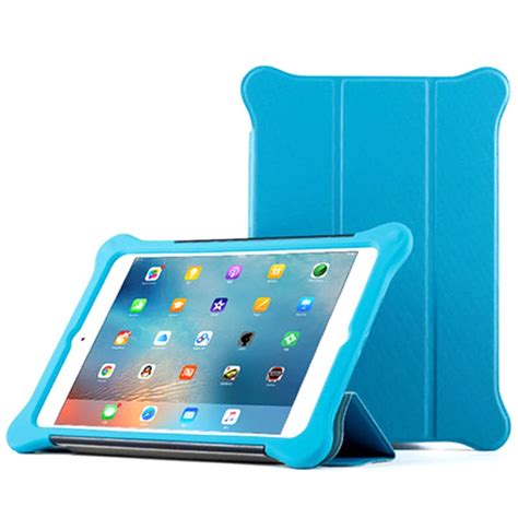 case  ipad air  pro   silicone leather cover flap  detachable shockproof