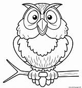 Coloring Owl Hoot Pages Printable sketch template