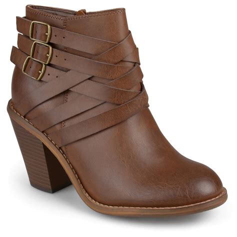 brinley  womens ankle wide width multi strap boots walmartcom walmartcom