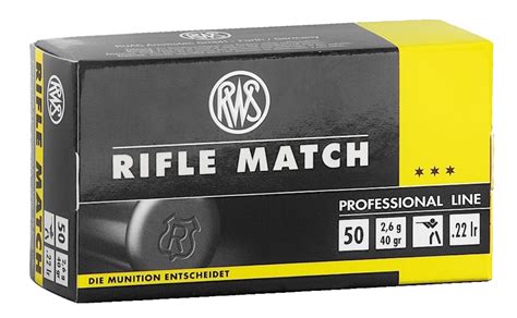 rws lr rifle match ammunition gunscom