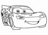 Mcqueen Coloring Lightning Pages Car Coloringpages4u Lightningmcqueen sketch template