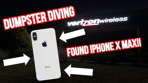 Found Iphone Xs Max Verizon Store Dumpster Diving Youtube