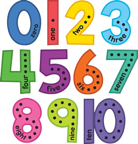 colorful jumbo numbers bulletin board tcr teacher created resources