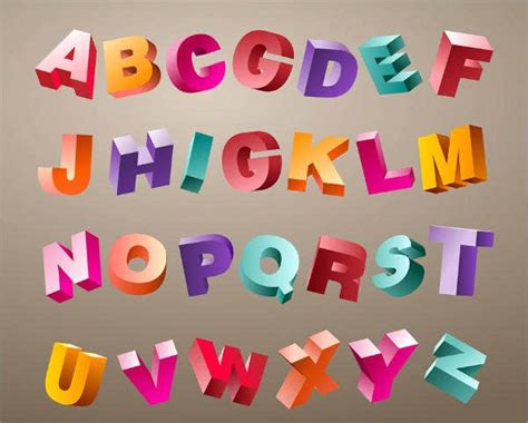 large colored letters printable printableecom printable
