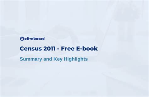Census 2011 Summary And Key Findings Oliveboard