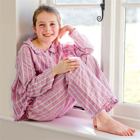 girls pink cotton pyjamas   cute  girl dresses kids