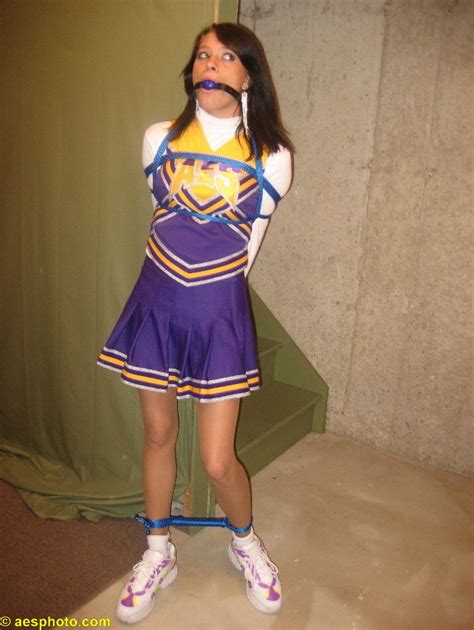 Cheerleader Tied Up And Gagged