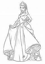 Coloring Pages Amber Barbie Princess Kids Color Disney Fairy sketch template