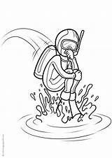 Diving Tauchen Buceo Taucher Malvorlagen Sukellus Coloringpages Varityskuvia sketch template