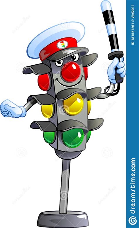 Funny Traffic Light Live Traffic Light Cartoon Character