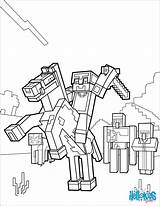 Minecraft Horse Coloring Pages Getcolorings Zombie sketch template