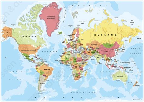 kaart wereldkaart