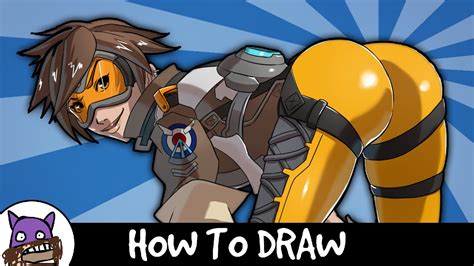 how to draw tracer from overwatch [sexy] youtube