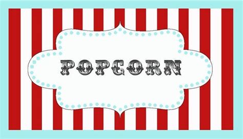popcorn sign printable  printable popcorn signs video search engine