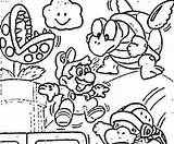 Coloring Mario Pages Christmas Super Getcolorings Color sketch template