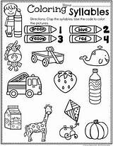 Syllables Worksheets Worksheet Syllable sketch template