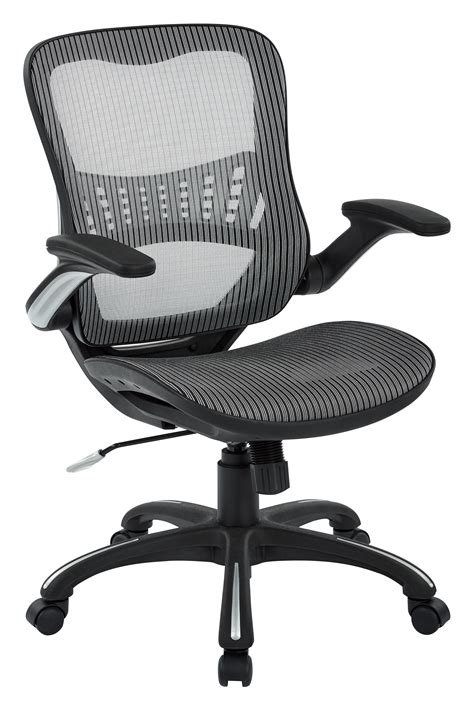 office star products mesh seat   managers chair  grey mesh walmartcom walmartcom