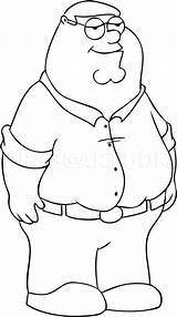 Peter Griffin Draw Coloring Pages Drawing Step Colouring Dragoart Drawings Petter Big Library Paintingvalley Popular sketch template