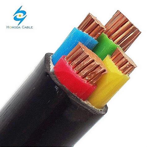 phase  wire xlpe pvc underground cable  core mm copper cable