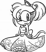 Coloring Amy Rose Pages Princess Sonic Coloriage Sheets Color Little Monster Girls Wecoloringpage Hedgehog Dessin Choose Board Super sketch template