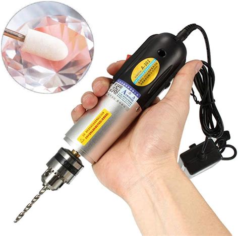 micro diy electric handle drill adjustable variable speed mini hand held power tools hobby