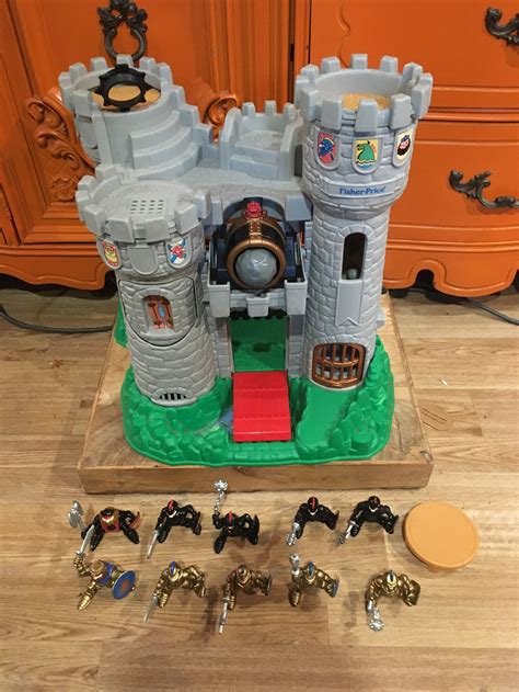 vintage  fisher price great adventures castle  etsy