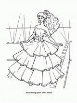 Coloring Pages Fashion Barbie Colouring Comments sketch template