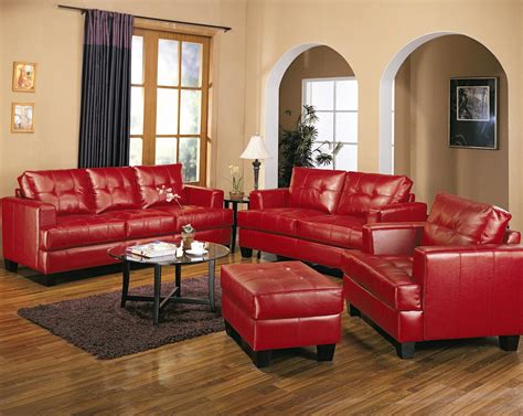 samuel sofa red bonded leather sofa set shop factory direct