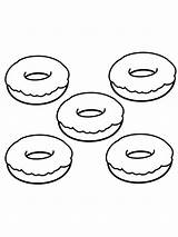 Donut Mycoloring sketch template
