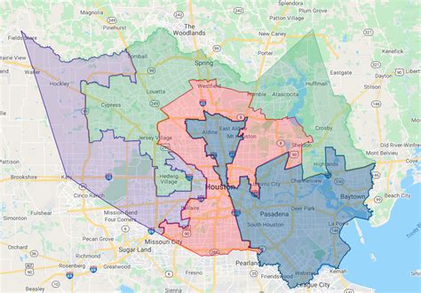 map     harris county commissioner precincts   community impact