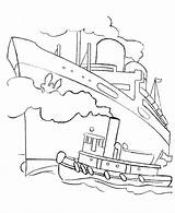 Titanic Ausmalbilder Paquebot Transportation Ships Boot Colouring Malvorlagen Coloringhome sketch template
