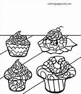 Muffins Zentangle sketch template