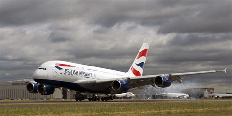 british airways ba takes delivery    airbus  superjumbo jets