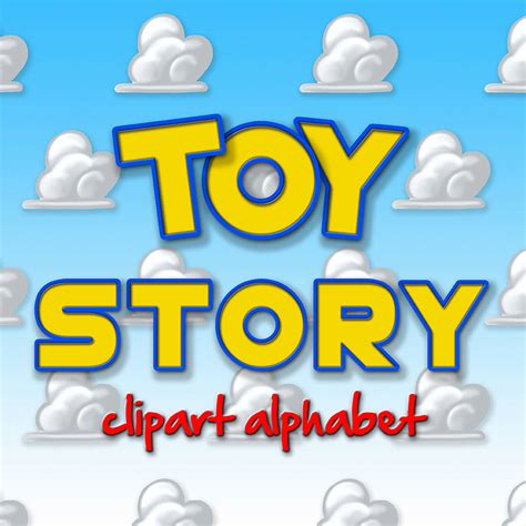 Toy Story Alphabet Clipart Printable Toy Story Letters