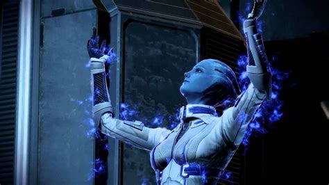 mass effect 2 liara and femshep romance lair of the shadow broker 3 youtube