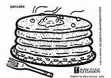 Pancakes Coloring Printable Pages Edupics Large sketch template