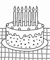 Cake Birthday Coloring Pages Color Kids Printable Drawing Template Cakes Printables Preschool Colouring Print Sheets Via Balloons Holiday Beautiful Getdrawings sketch template