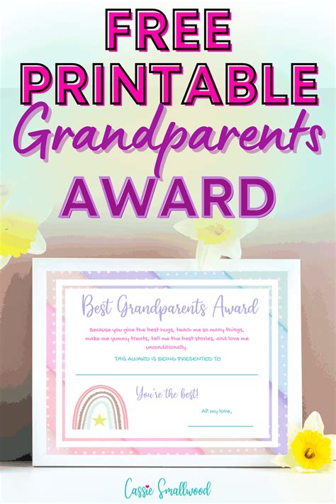 printable grandparents day certificates cassie smallwood