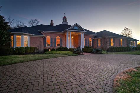 elegant custom built traditional ranch ohio luxury homes mansions  sale luxury portfolio