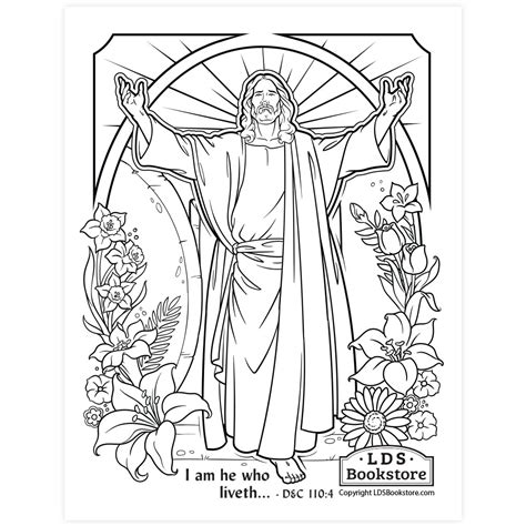 printable jesus easter coloring pages