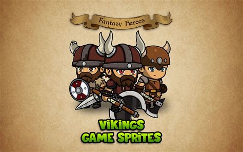 fantasy heroes vikings sprite sheet