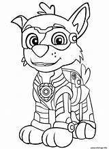 Patrouille Coloriage Pups Mighty Rockys Imprimer sketch template