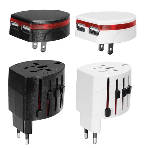 universal worldwide travel adapter plug double usbac power adaptor charger alexnldcom