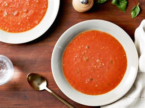 Roasted Tomato Basil Soup Recipe Ina Garten Food Network