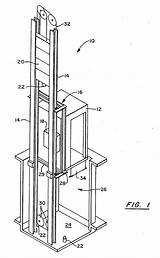 Patents Elevator Pit Drawing sketch template